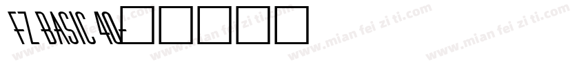 FZ BASIC 40字体转换